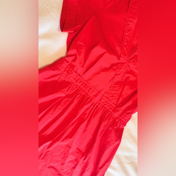 J. CREW Vibrant Red Midi Dress - Picture 9 of 15